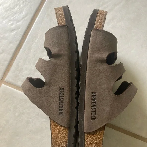 Birkenstock Florida Birkibuc Soft Footbed Sandal In Mocha Sz EU 36/ US 5-5.5 - Picture 4 of 7